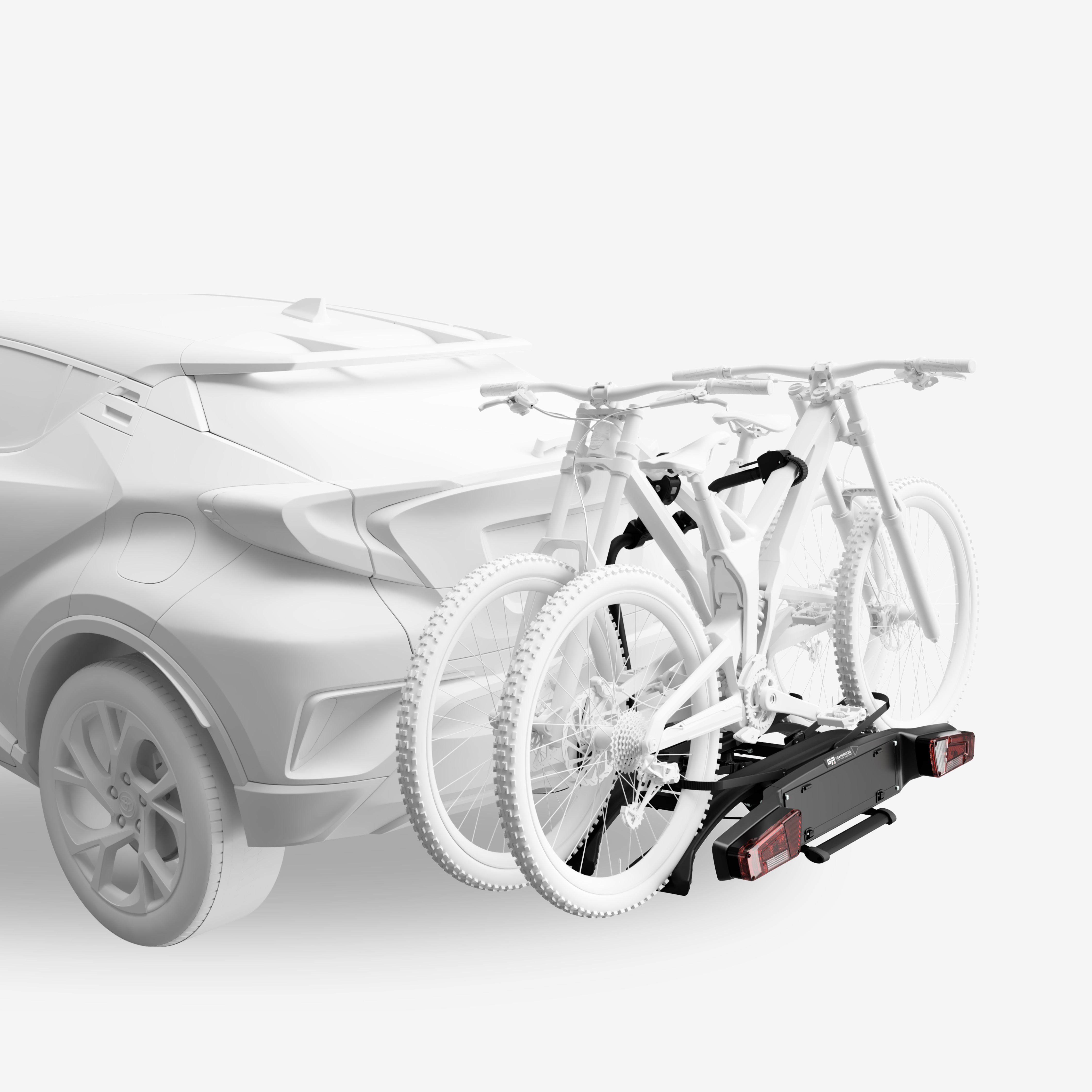 E-bike rack kit for GP PAN modular base